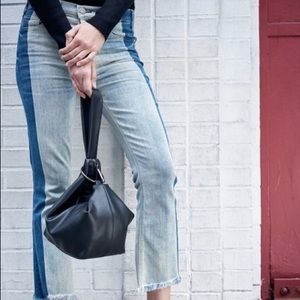 Nasty Gal Inner Circle Blk Vegan Leather Wristlet